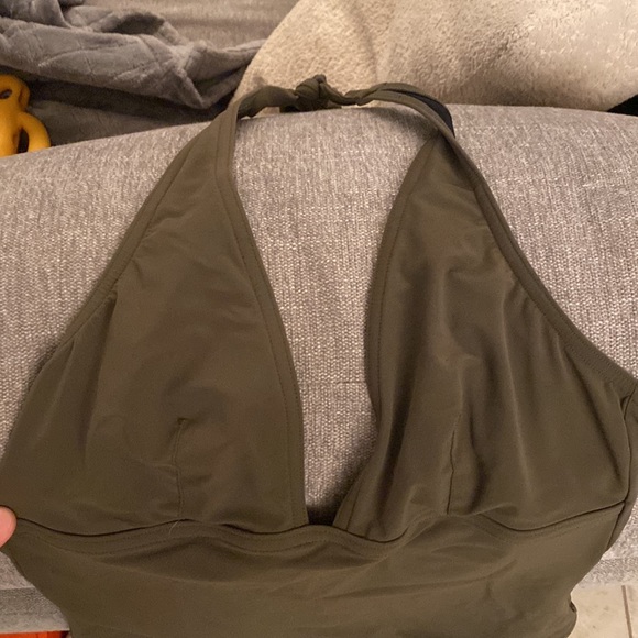 Olive green medium bathing suit GAP - Picture 2 of 6